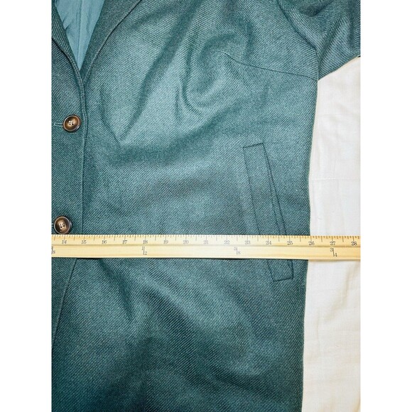 MADEWELL Oversized Green Brushed Dorset Blazer Wool Blend Women's Plus 2X NWT - Picture 9 of 11